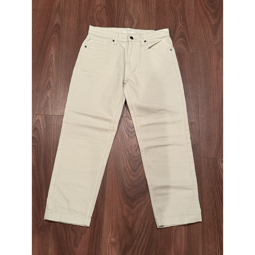 Lucky Brand Pants Women's Size 2/26 Relaxed Taper 4 Way Stretch NWT White‎ R9